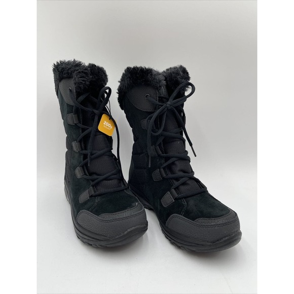 NWB Columbia womens Ice Maiden II Snow Boot, Black Size 7 - Picture 1 of 5